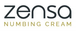 Zensa Numbing Cream Logo - BL and GD